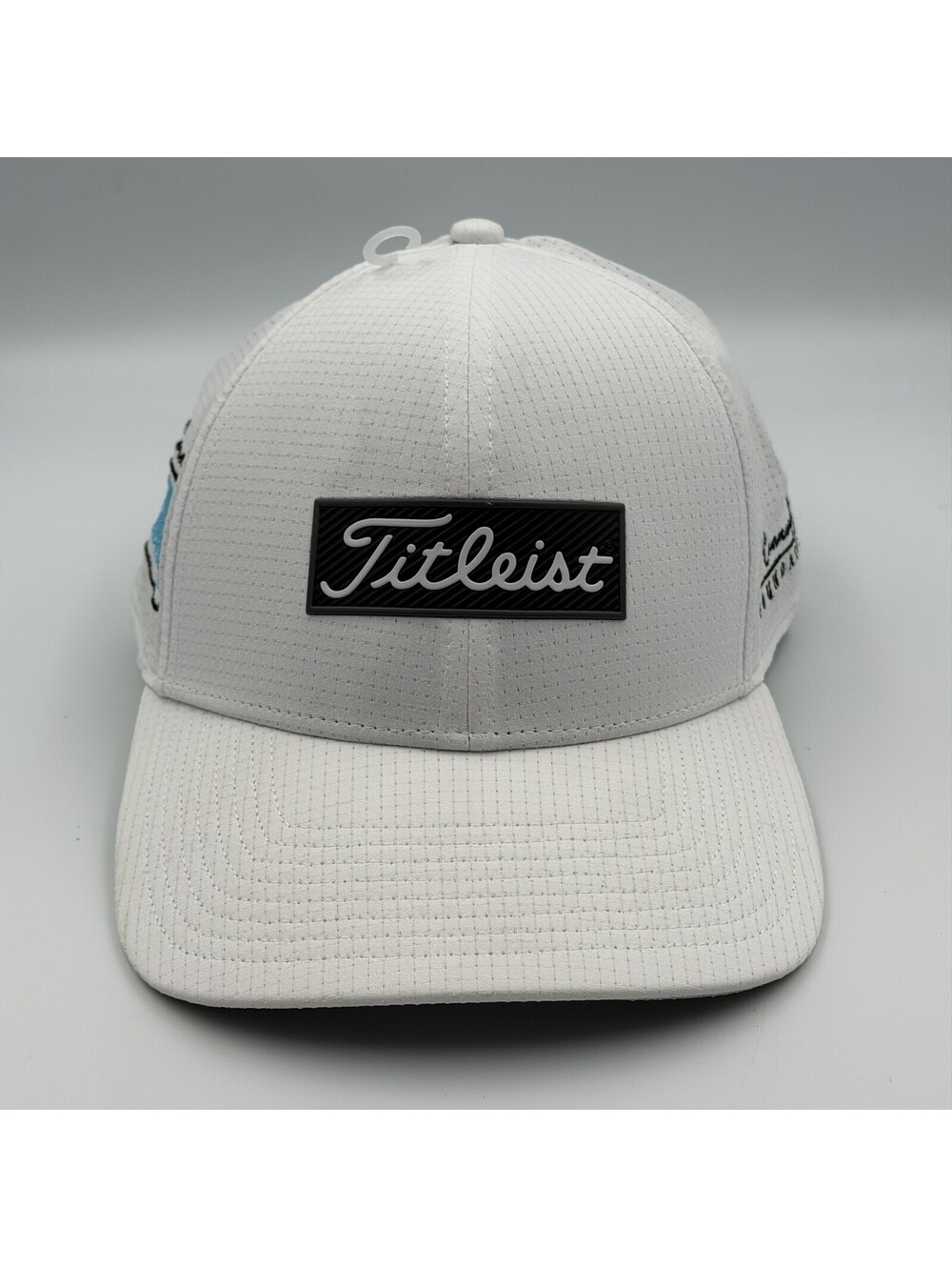 Titleist Golf Hat White Snapback Connaughton Courts Foundation Performance Cap